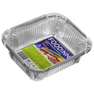 R28L-3FDN Kit de barquettes en aluminum144x119x40 mm