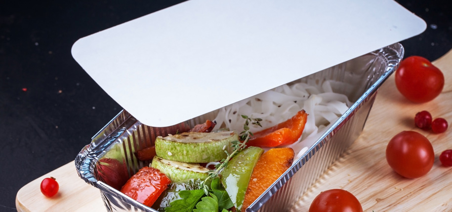 Couvercles de plateaux en aluminium