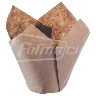 TMC160/50DB-E Moule en papier "Tulipe" d50, h88 mm