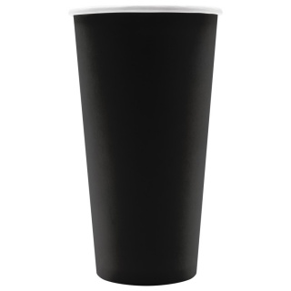 HB90-630-112620 Gobelet en papier 500&nbsp;ml noir