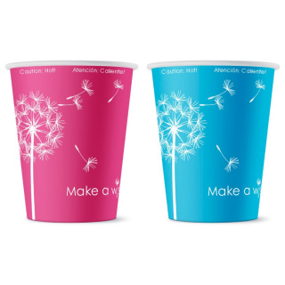 HB70-180-8926 Gobelet en papier "Make a Wish" 150 ml