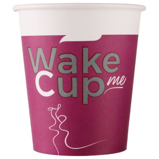 HB72-205-0736 Gobelet en papier "Wake Me Cup" 180 ml