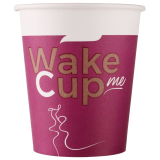 HB80-280-0737 Gobelet en papier "Wake Me Cup" 250 ml