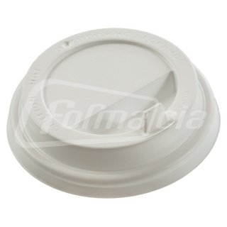 CH-80F-A Couvercle en plastique 80 mm, blanc