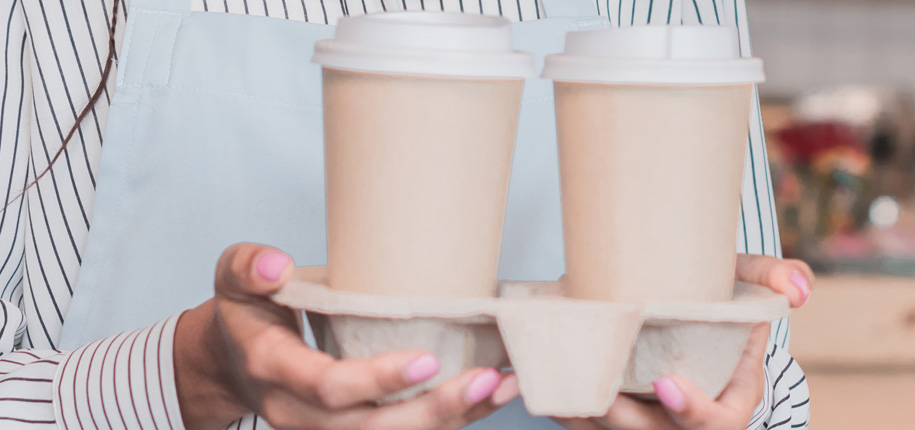 Porte-verres pour gobelets en papier