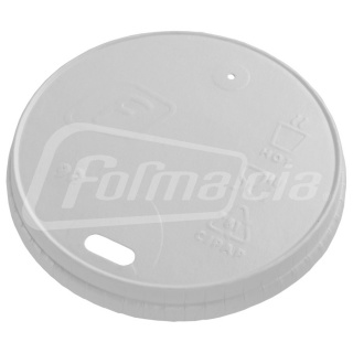 PLO-90-W2 Couvercle papier pour gobelet d90 mm