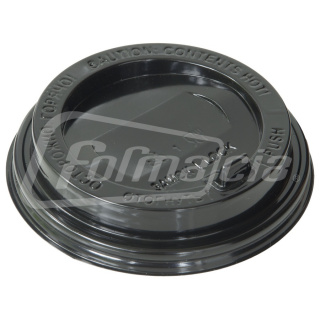 CH-90FB-K Couvercle en plastique 90 mm, noir