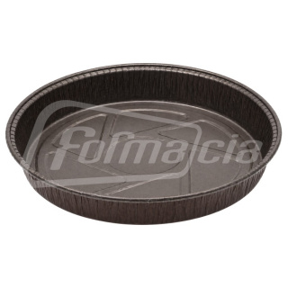 C200-25BLACK Laminated paper baking mould (D220, d198, h25 mm), black