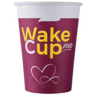 HB70-210-1196 Gobelet en papier "Wake Me Cup" 200 ml